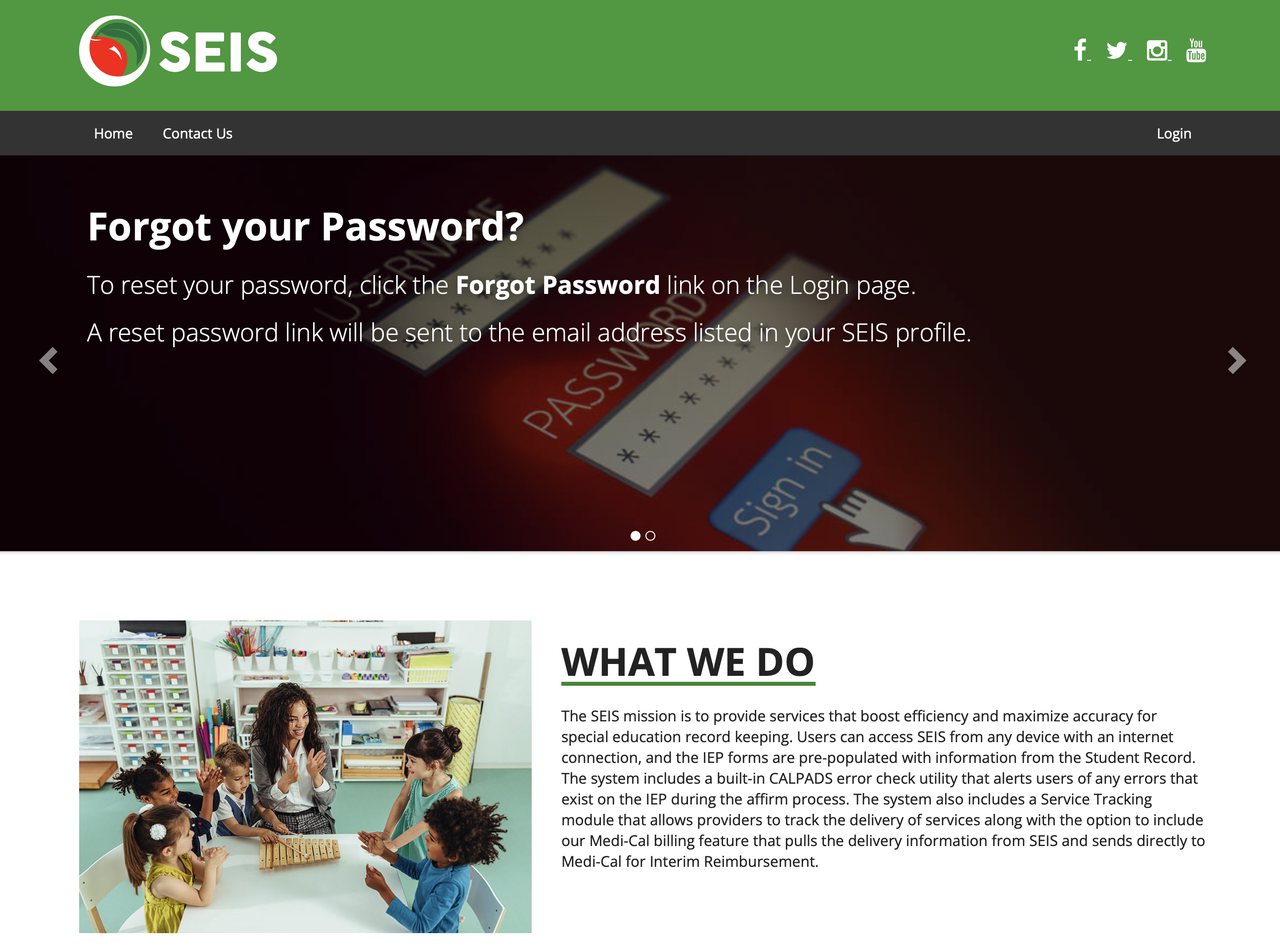 SEIS home page